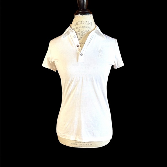 Ralph Lauren Tops - Ralph Lauren Golf ‘TAILORED GOLF FIT’ White Polo Shirt Sz S Retail $168